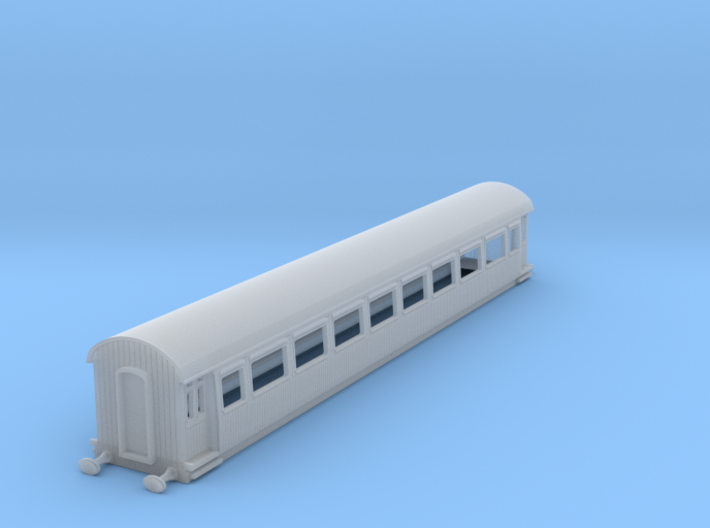 o-148fs-gcr-barnum-open-3rd-saloon-coach 3d printed