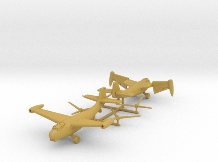 (1:144)(x2) Weserflug P.1003/1 (Two modes) + Props 3d printed 