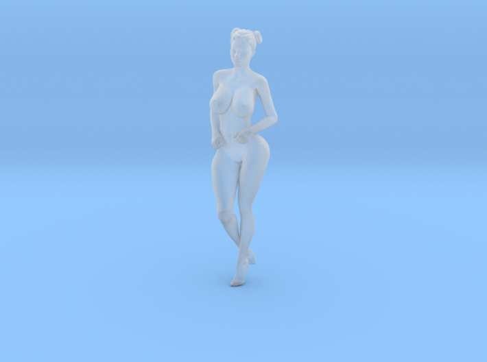 1:87 Sexy little girl in 2cm-004 3d printed