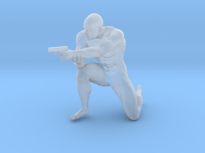 1:24 Male soldier 013 3d printed