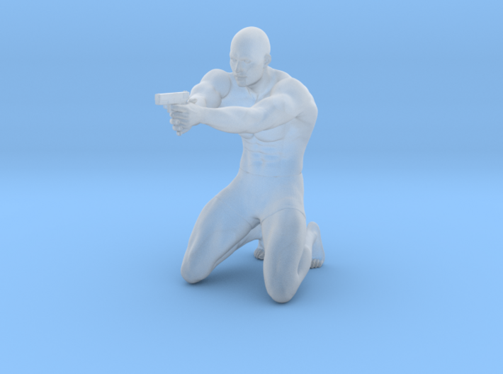 1:24 Male soldier 014 3d printed 