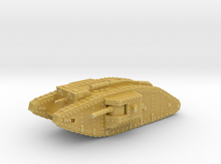 1/144 Mk.IV Male tank 3d printed