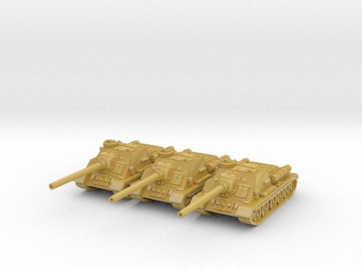 1/144 SU-100 tank hunter 3d printed