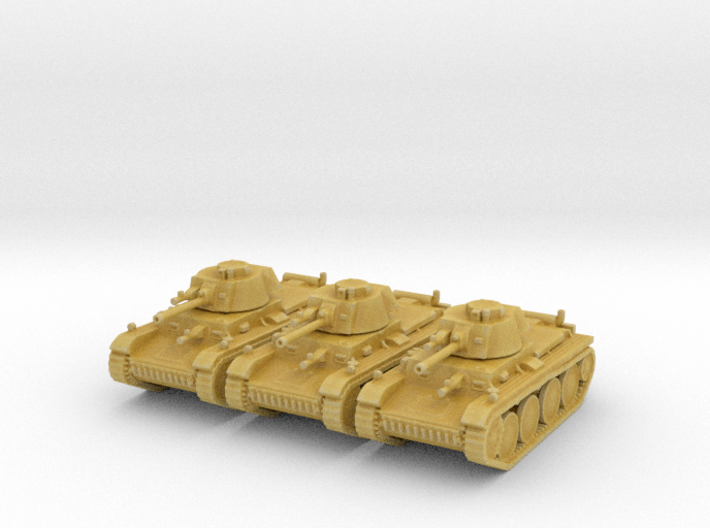 1/144 Panzer 38t (3 pieces) 3d printed 