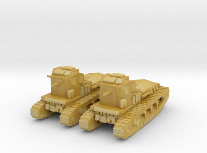 1/144 Whippet tanks x2 3d printed 