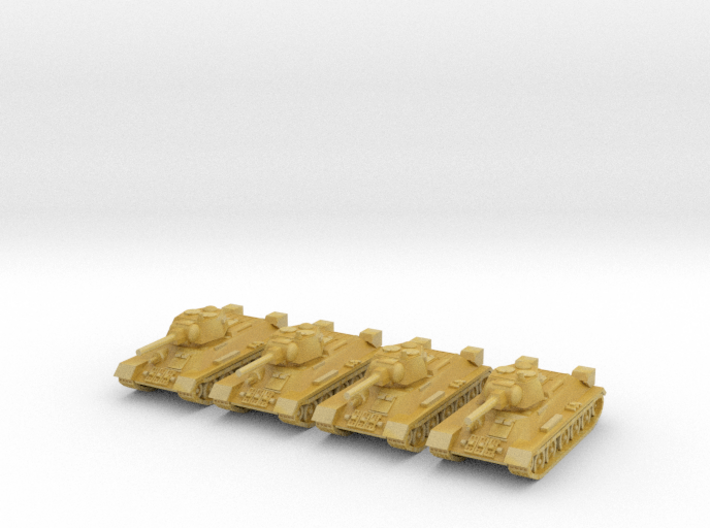 1/160 T-34 models 3d printed