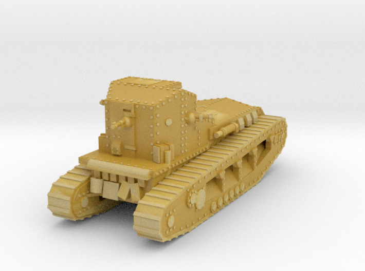 1/87 Mk.A Whippet tank (low detail) 3d printed