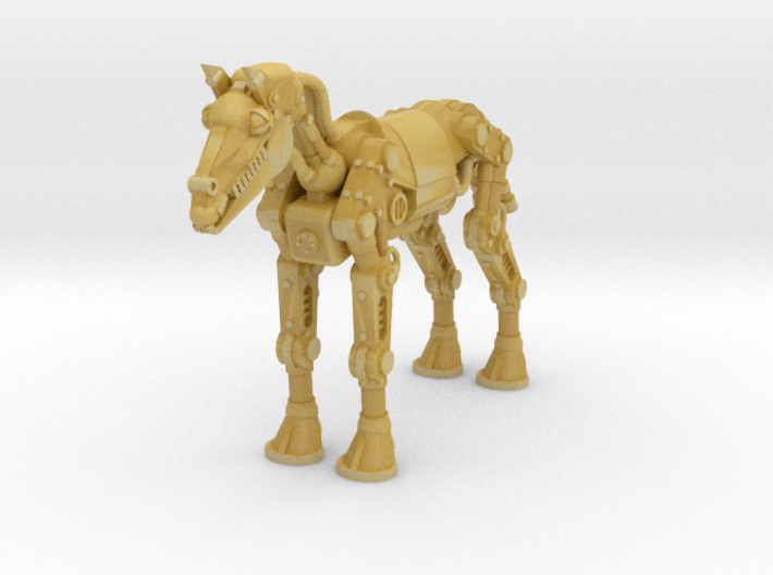 28mm steampunk horse test 3d printed 