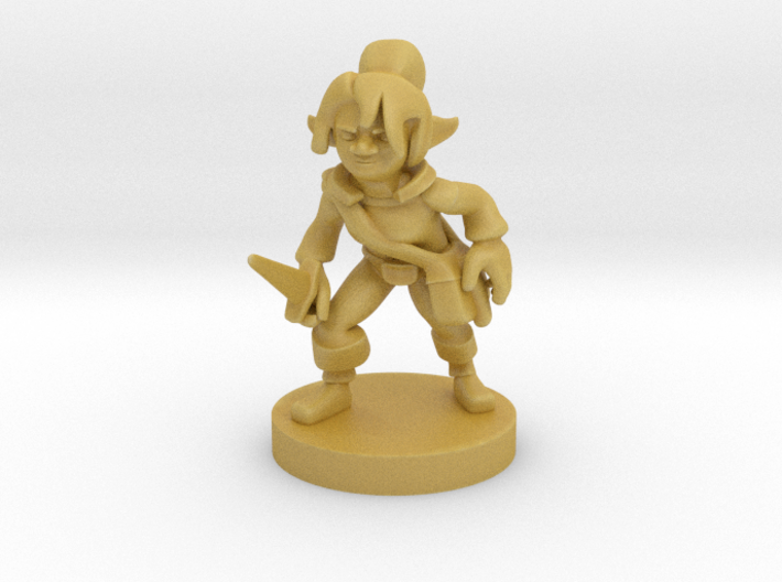 Gnome  Female  Rogue 3d printed 