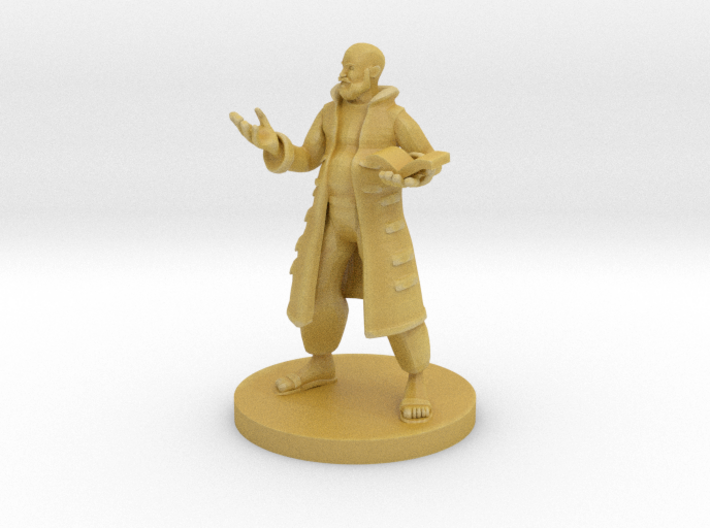 Human Wizard with Pot Belly 3d printed