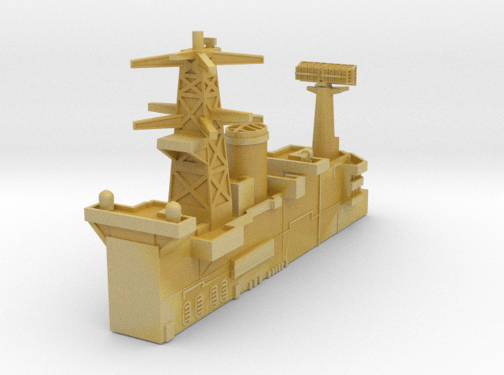 1/600 HMS Hermes bridge 3d printed