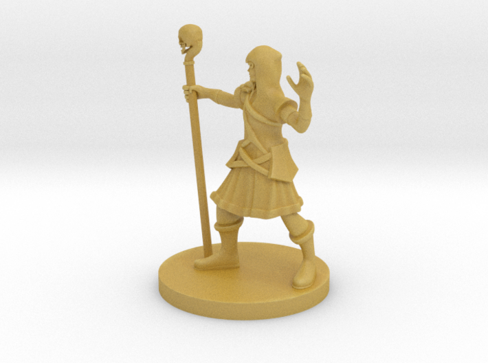 Human Necromancy Wizard 3d printed 