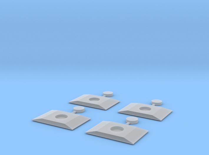 Crawler Contact Surface 1:72-4 Pack 3d printed