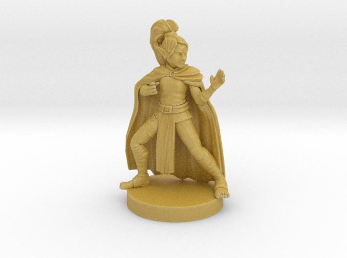 Gnome Female Monk 3d printed 