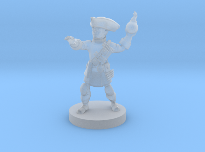 Halfling Pirate Alchemist Bomber 3d printed