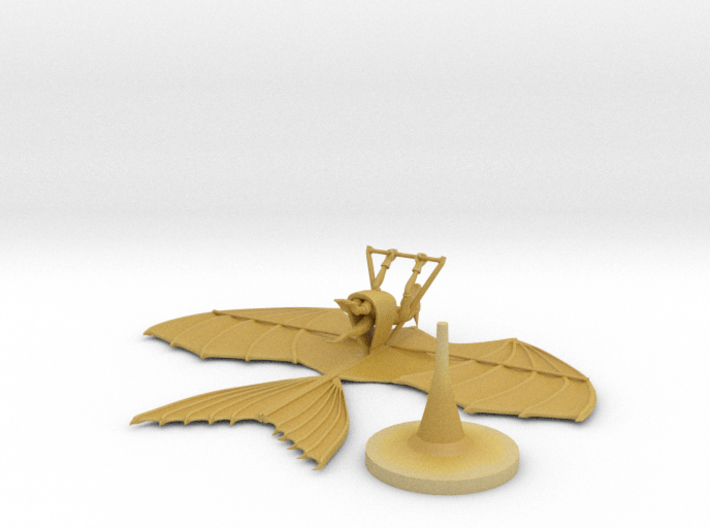 Kobold Artificer on Hang Glider 3d printed 