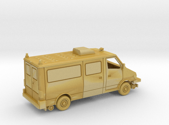 MOW Service Van With AC Unit HO 1-87 Scale 3d printed 