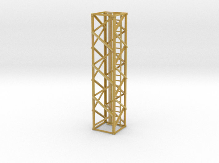Light Tower Middle 1-87 HO Scale 3d printed 