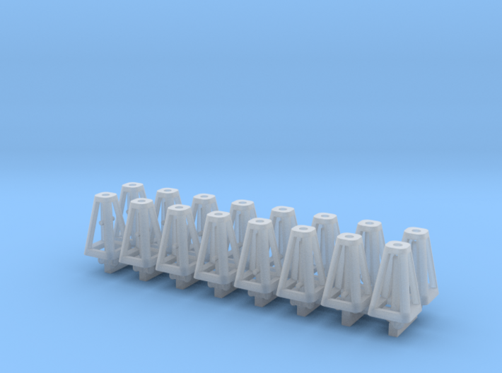 Jack Stands 16 pack 1-64 Scale 3d printed