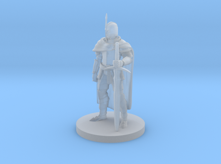 Human Female Fighter 3d printed