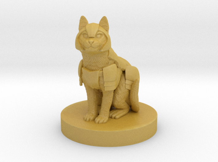 Cat in Armor 3d printed 