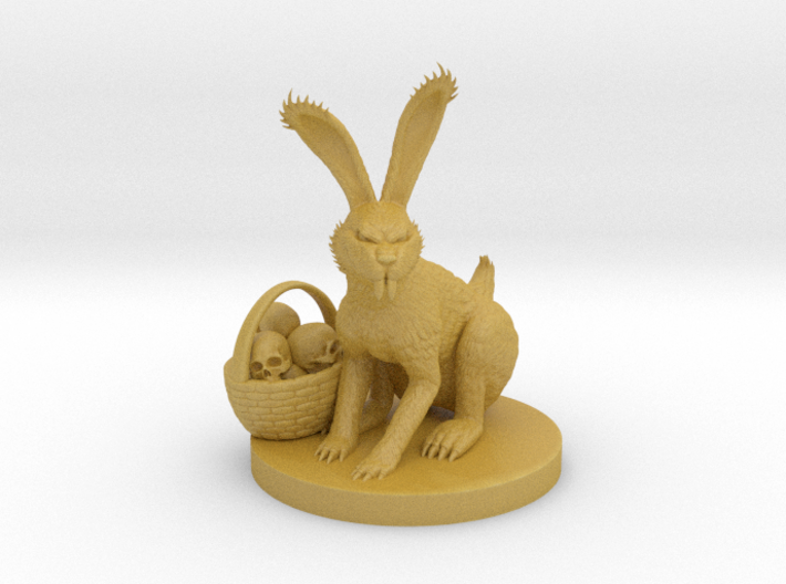 Evil Easter Bunny 3d printed 