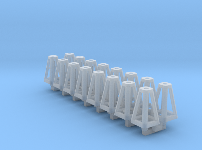 Jack Stands 16 pack 1-32 Scale 3d printed