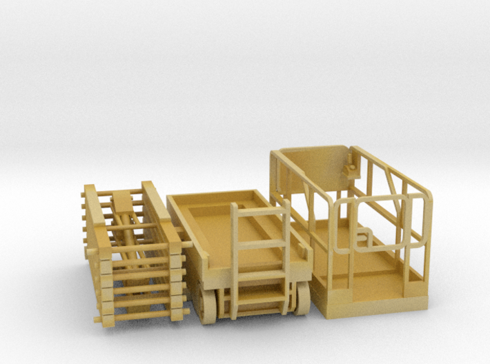 Scissor Lift 1-72 Scale Parted 3d printed 