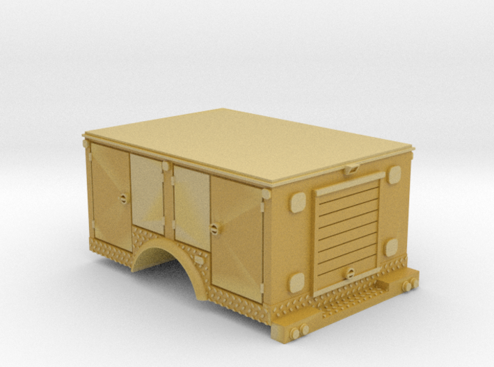 Pickup Truck Rescue Bed 1-87 HO Scale  3d printed 
