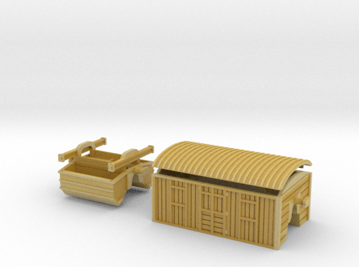 Listowel Lartigue Parcel and Sand Trucks (N) 3d printed