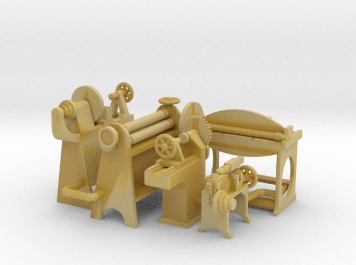 OO Scale Small Metal Working Machines  3d printed 