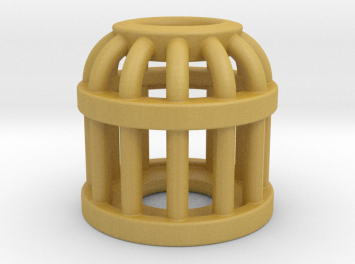 Birdcage Bead 2 (All Materials) 3d printed