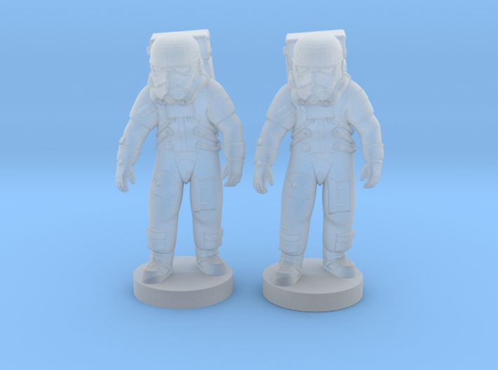 Star wars withe soldier x2 (base) 3d printed