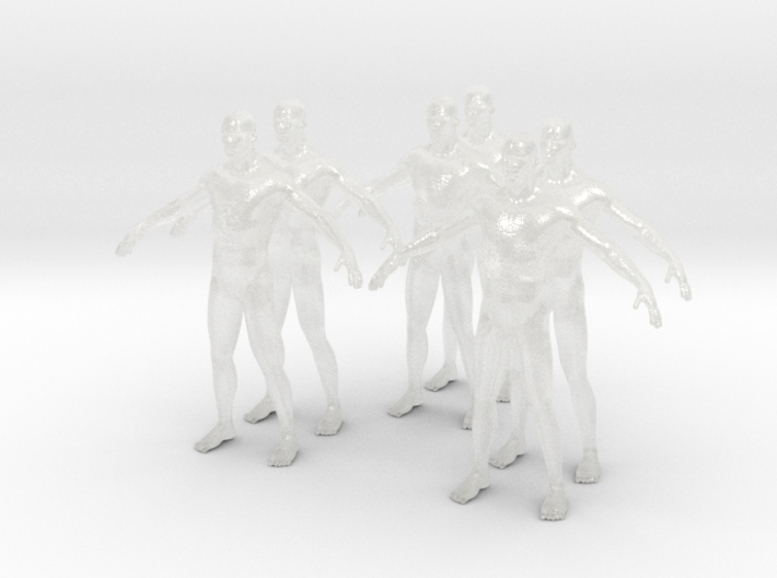 Human body (x6) 3d printed