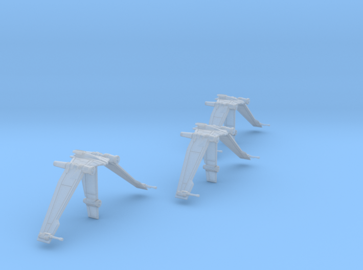 V19 Torrent B-wing style mount-3pack 1/270 3d printed