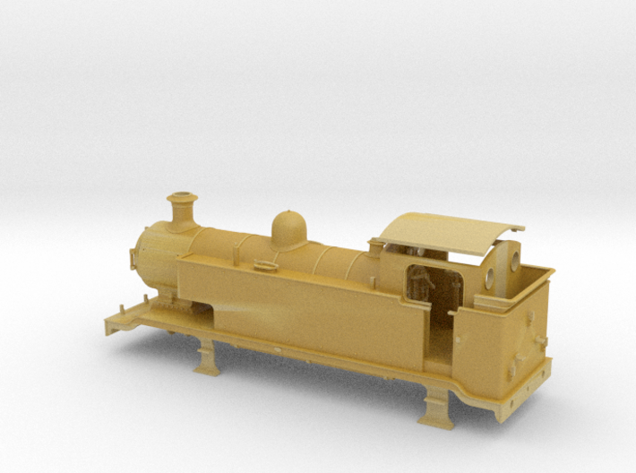 S Scale - LB&SCR E2  - EXTENDED TANKS - Body (FUD) 3d printed 