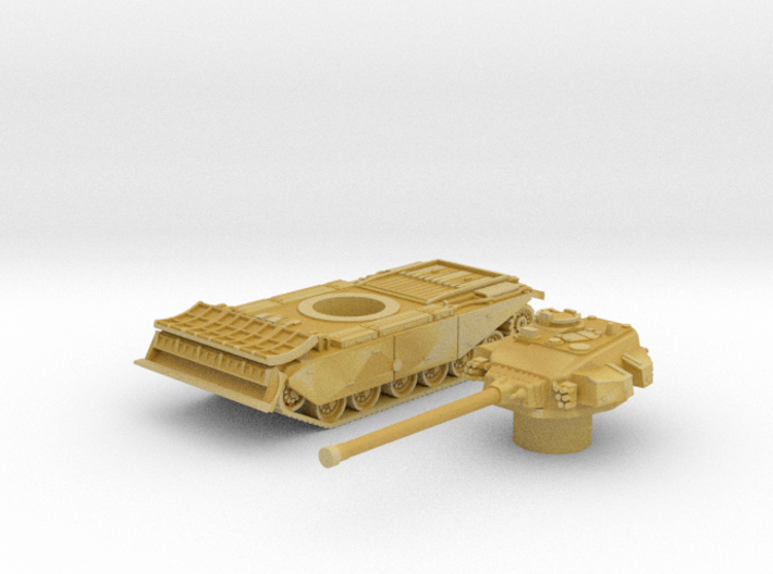 Centurion tank with Dozer (British) 1/200 3d printed