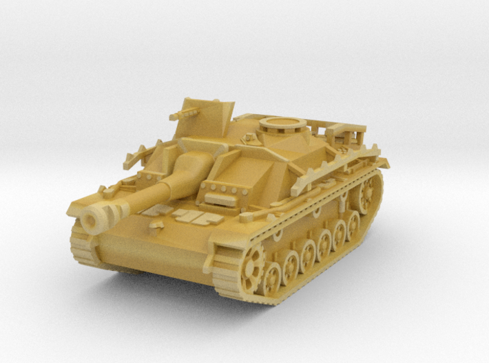 Sturmgeschutz III tank (Germany) 1/200 3d printed