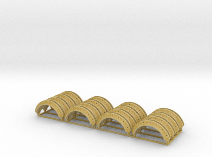 Set of 16 - #B Wheel flares/Arches 1.5mm x12mm 3d printed