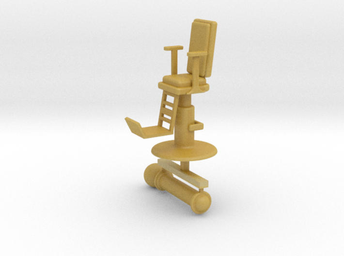 1/64 Barber Chair &amp; Pole 3d printed