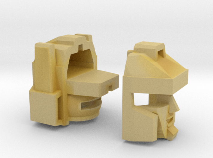 Blocky Glider Head IDW version 3d printed 