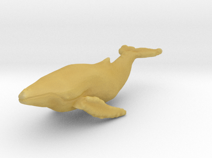 N Scale whale 3d printed 