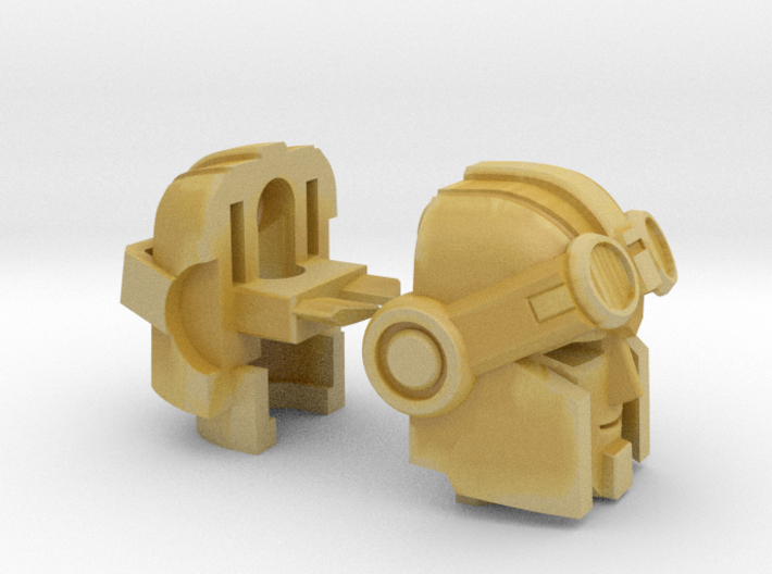 Whiny Hauler head customized for Universe Warpath 3d printed