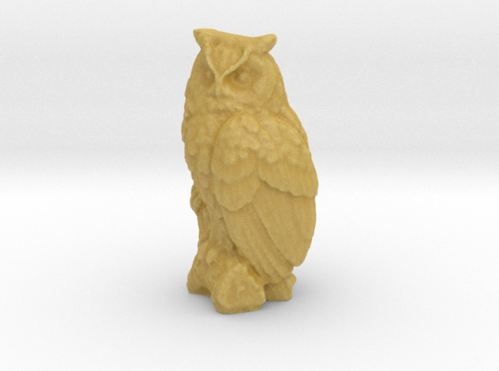S Scale Owl 3d printed