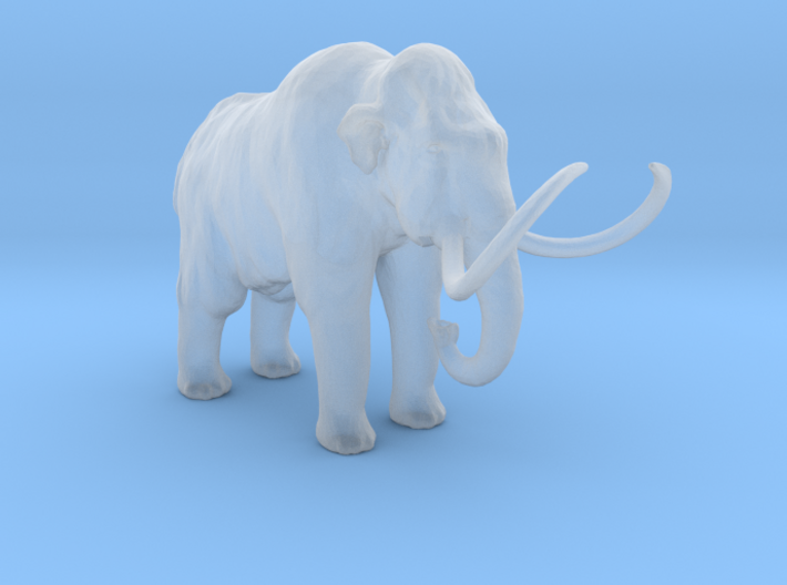 HO Scale Woolly Mammoth 3d printed