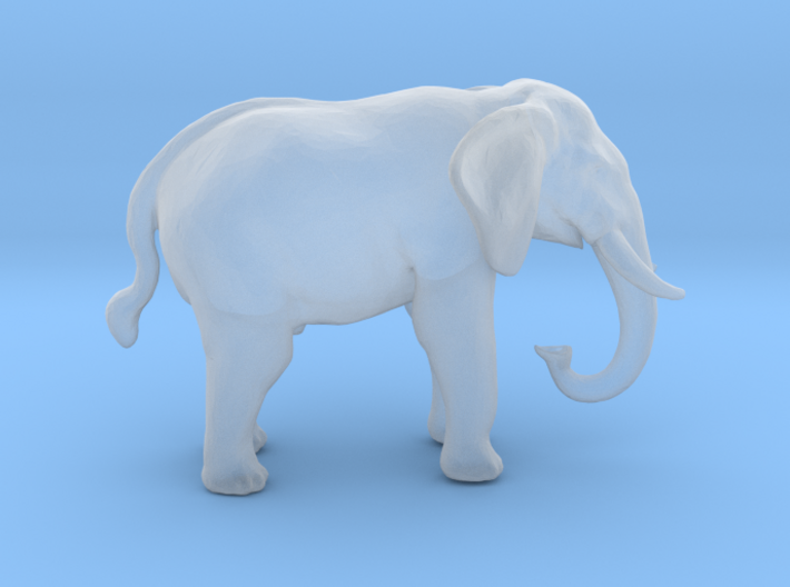 O Scale African Elephant 3d printed