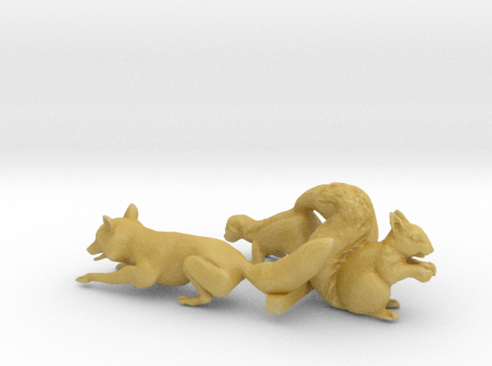 O Scale woodland animals 2 3d printed