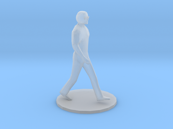 S Scale Man Walking 3d printed