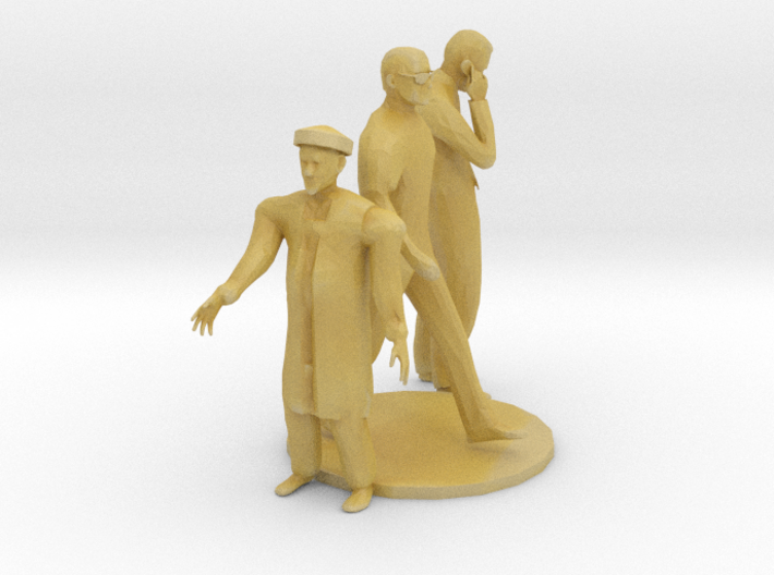 O Scale standing Men 3d printed