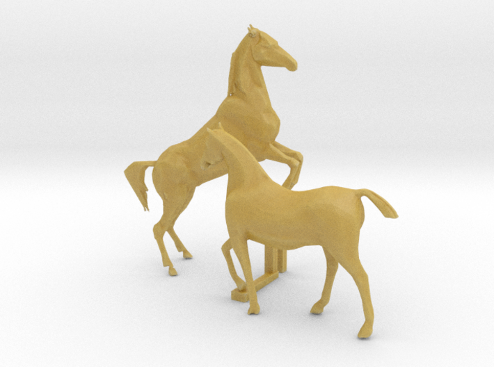 O Scale Horses 4 3d printed
